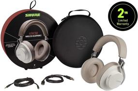 img 3 attached to Shure AONIC 50 Wireless Over-Ear Noise Cancelling Headphones (White)