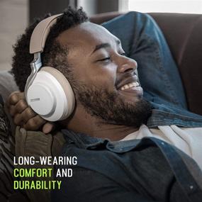 img 1 attached to Shure AONIC 50 Wireless Over-Ear Noise Cancelling Headphones (White)