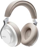 shure aonic 50 wireless over-ear noise cancelling headphones (white) logo