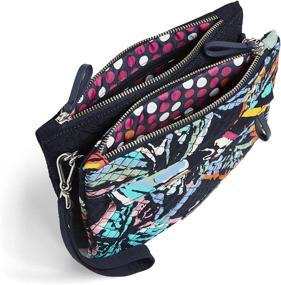 img 2 attached to 👜 Stay Stylish and Secure with the Vera Bradley Cotton Custom Crossbody Purse featuring RFID Protection