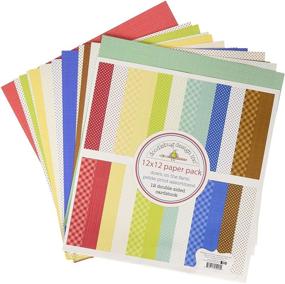 img 1 attached to 🎨 Doodlebug Double-Sided Cards: Vibrant Multicolor - Perfect for Creative Crafts and Scrapbooking!