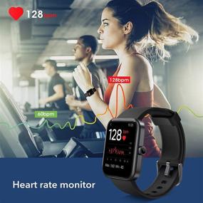 img 2 attached to JIKKO Fitness Tracker Smart Watch: Heart Rate Monitor, Sleep & Sport Tracking for Men and Women - iPhone and Android Compatible