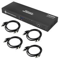 🔁 tesmart 8x1 hdmi kvm переключатель: 8 портов, 4k@60 гц ultra hd, rs232, lan и ip управление, автоматическое сканирование, монтаж в стойку - управление 8 пк с 1 монитором, клавиатурой, мышью логотип