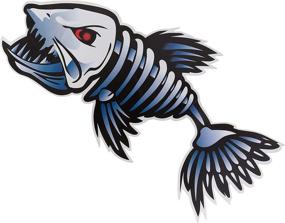 img 3 attached to Fish Skeleton Waterproof Decal Sticker