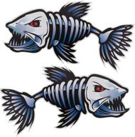 fish skeleton waterproof decal sticker logo