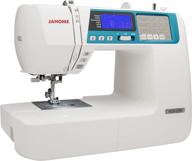 janome 4120qdc-b: advanced computerized sewing machine in stylish blue логотип