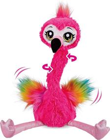 img 4 attached to Frankie Flamingo Battery Powered Plush Toy by Pets Alive