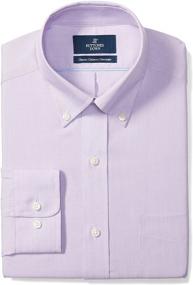 img 4 attached to Non Iron Gingham Classic Button Collar Shirt