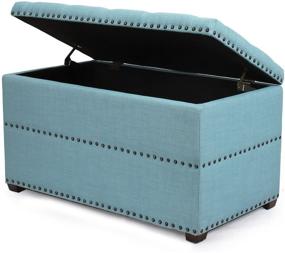 img 2 attached to Adeco FT0050 3 Footstool Ottomans Rectangular Furniture