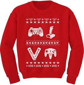 img 4 attached to 🎄 Tstars Christmas Sweater Sweatshirt X Large - Stylish Boys' Clothing in Fashion Hoodies & Sweatshirts