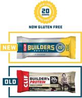 clif builders - gluten-free protein bars - vanilla almond flavor - high protein (2.4 oz, 6 ct) logo