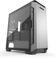 фэнтекс эклипс p600s гибридный беззвучный и производительный корпус atx - закаленное стекло, поддержка двух систем, центральник pwm, панели шумопоглощения - антрацитово-серый логотип