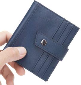 img 2 attached to 🐮 Stylish Compact Cowhide Wallet for Women and Men's Accessories