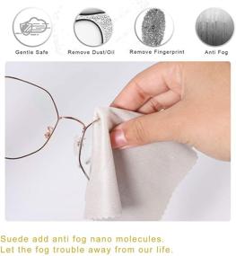 img 1 attached to 👓 Premium Anti-Fog Cloth: Reusable Defog Cloth for Masks, Glasses, Goggles, Helmet, Eyeglass, Camera - 1 PC