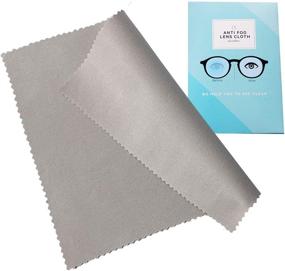 img 4 attached to 👓 Premium Anti-Fog Cloth: Reusable Defog Cloth for Masks, Glasses, Goggles, Helmet, Eyeglass, Camera - 1 PC