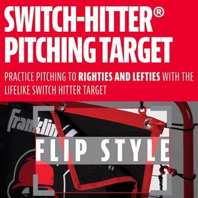 img 3 attached to ⚾ Franklin Sports 2-in-1 Baseball Pitch Trainer - Pitching Target and Rebounder Net with Switch Hitter + Pitchback - Enhanced Pitching Target for Optimal Strikezone