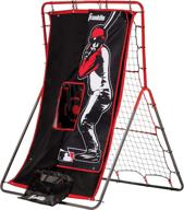 ⚾ franklin sports 2-in-1 baseball pitch trainer - pitching target and rebounder net with switch hitter + pitchback - enhanced pitching target for optimal strikezone logo