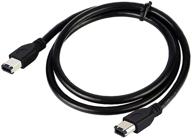 🔌 zdycgtime 5ft 6 pin to 6 pin firewire dv ilink male to male ieee 1394 cable – black, high quality & reliable connectivity logo