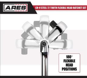 img 1 attached to Superior Performance Guaranteed: ARES 42028 3 Piece 72 Tooth Flex Ratchet