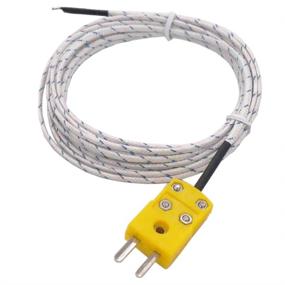 img 2 attached to 🌡️ Twidec/3pcs 3M K-Type Sensor Probe for Thermocouple Thermometer&amp;Meter: -50~400°C（-58~752℉)