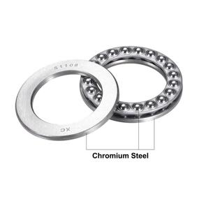 img 3 attached to 🔧 High-quality Uxcell Direction Bearings: Chromium 40X60X13Mm for Efficient Performance