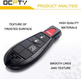 img 2 attached to OCPTY 1X Flip Key Entry Remote Control Entry Remote key Fob Transponder Ignition Key for 2008-2014 Dodge VW Chrysler Jeep FCC: 05026196AD 05026347AD