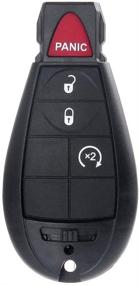 img 4 attached to OCPTY 1X Flip Key Entry Remote Control Entry Remote key Fob Transponder Ignition Key for 2008-2014 Dodge VW Chrysler Jeep FCC: 05026196AD 05026347AD