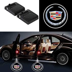 img 4 attached to 🚘 Bearfire Car Door Lights Logo - 2PCS Car Door Projector Light Led Welcome Lights for All Car Models, Ideal for Cadillac