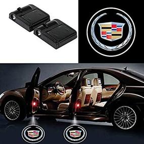 img 3 attached to 🚘 Bearfire Car Door Lights Logo - 2PCS Car Door Projector Light Led Welcome Lights for All Car Models, Ideal for Cadillac