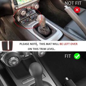 img 2 attached to Auovo 8Pcs/Kit Anti-Dust Mats For Chevy Camaro Accessories 2010 2011 2012 2013 2014 2015 Car Cup Holder Inserts