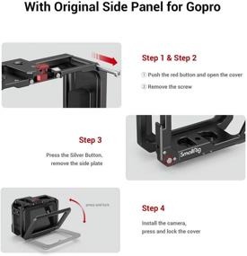 img 3 attached to 📷 Кейс SmallRig Hero10/9 для GoPro Hero9 Black 3084: Непревзойденная защита и универсальность.