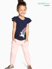 img 3 attached to 👧 Carters Toddler 2 Pack Girls' Clothing - Embracing Simple Joys