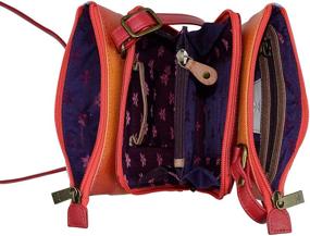 img 2 attached to Anuschka Blocking Compartment Organizer Original Women's Handbags & Wallets