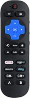 📱 versatile replacement remote for toshiba fire tv: control tv, soundbar, receiver – no voice recognition logo