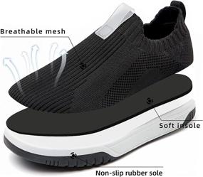 img 2 attached to 👟 ZHILETAO Kids Sneakers | Lightweight Mesh Slip-on Running Shoes | Breathable Tennis Shoes for Boys, Girls, Toddlers, Little Kids, Big Kids | Casual Walking Shoes