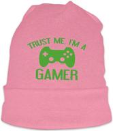 trust me, i'm a gamer - foecbir aiw wfdnn beanie hat: trendy knit cap for men logo