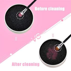 img 3 attached to TailaiMei Color Removal Cleaner Sponge - Effortlessly Clean Makeup Brushes, No Water or Chemical Solutions Needed, Speed Up Drying Time - Instantly Switch Eyeshadow Colors