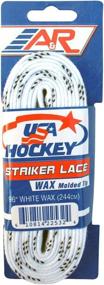 img 1 attached to 🏒 Stryker Waxed Hockey Skate Laces by A&amp;R