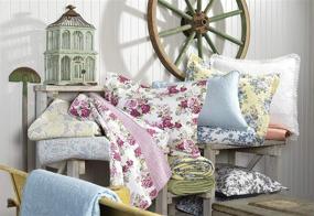 img 3 attached to 🛏️ Laura Ashley Home Celina Patchwork Collection Quilt Set - 100% Cotton, Reversible, Lightweight & Breathable Bedding, Pre-Washed for Enhanced Softness - Queen Size, Pink/Sage