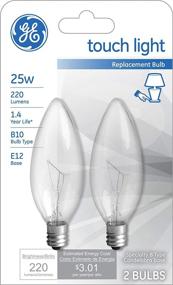 img 3 attached to GE Lighting 73249: Brilliant 220 Lumen Candelabra Bulb for Illuminating Ambiance