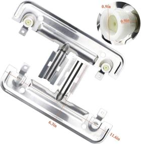 img 3 attached to W10712394 Dishwasher Upper Rack Adjuster Metal Kit: High-Quality Replacement for Kenmore Whirlpool KitchenAid by AMI Parts - Replaces W10712394VP, AP5956100, W10350376, PS10064063