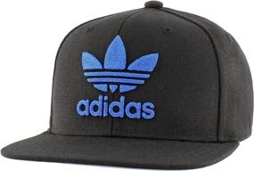 img 4 attached to 🧢 adidas Originals Men's Trefoil Chain Flatbrim Snapback Cap: Stylish and Trendy Headwear for Men