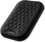 vaydeer ergonomic wrist rest pad armrest pad elbow rest pad, alleviates elbow pain and prevents 'mouse hand', computer armrest support mouse pad for desk (6.3x4.3x0.76inches, black) logo