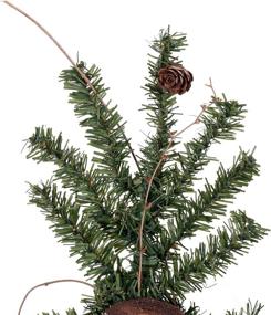 img 3 attached to 🎄 Vickerman 2' Alpine Artificial Christmas Tree - Unlit Faux Tree for Seasonal Home Decor