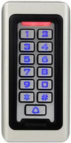 img 4 attached to Retekess T-AC03 RFID Security Access Control Keypad for Door Access Control - Stand-Alone Keypad with 2000 Users, Wiegand 26-bit, and Proximity RFID Card Support