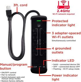 img 3 attached to УльтраПро 7-розеточный защитник с управляемыми розетками