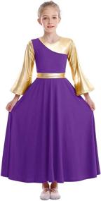 img 3 attached to Liturgical Metallic Dancewear Ballroom Royal Gold