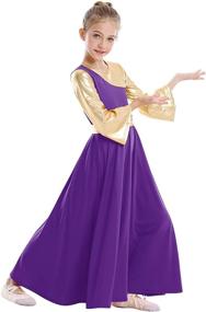 img 2 attached to Liturgical Metallic Dancewear Ballroom Royal Gold