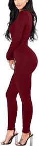 img 3 attached to 👗 XXTAXN Women's Clothing: Bodycon Sleeve Jumpsuit