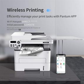 img 3 attached to Pantum M7102DW Laser Printer Scanner Copier 3 in 1 with Wireless 🖨️ Connectivity, Auto Two-Sided Printing, 35 Pages Per Minute - V6W81B | 1 Year Warranty